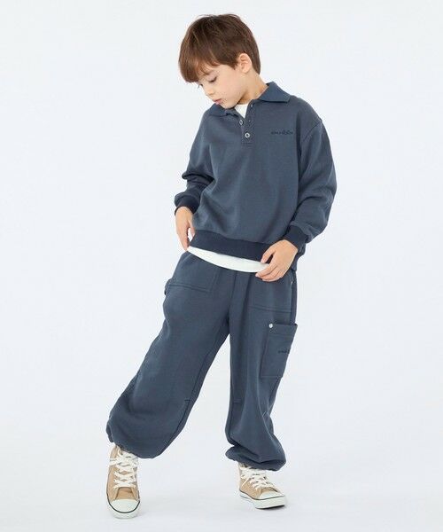 SHIPS / シップス スウェット | 【SHIPS KIDS別注】ARCH＆LINE:100〜130cm / コットン ポロ スウェット | 詳細6