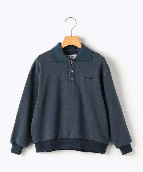 SHIPS / シップス スウェット | 【SHIPS KIDS別注】ARCH＆LINE:100〜130cm / コットン ポロ スウェット | 詳細8