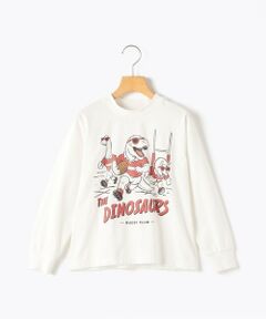 SHIPS / シップス Tシャツ | 【SHIPS KIDS別注】ARCH＆LINE:80〜90cm / ダイナソー  ロングスリーブ Tシャツ