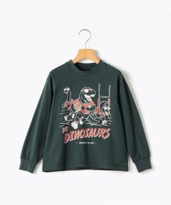 SHIPS / シップス Tシャツ | 【SHIPS KIDS別注】ARCH＆LINE:80〜90cm / ダイナソー  ロングスリーブ Tシャツ