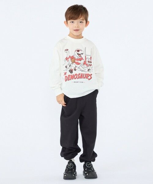 SHIPS / シップス Tシャツ | 【SHIPS KIDS別注】ARCH＆LINE:100〜130cm / ダイナソー  ロングスリーブ Tシャツ | 詳細4