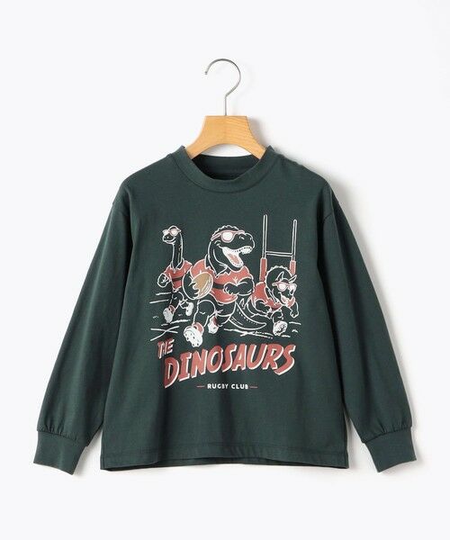 SHIPS / シップス Tシャツ | 【SHIPS KIDS別注】ARCH＆LINE:100〜130cm / ダイナソー  ロングスリーブ Tシャツ | 詳細14