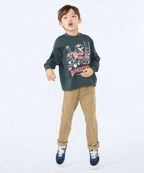 SHIPS / シップス Tシャツ | 【SHIPS KIDS別注】ARCH＆LINE:100〜130cm / ダイナソー  ロングスリーブ Tシャツ | 詳細12
