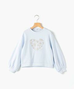 SHIPS / シップス スウェット | SHIPS KIDS:80〜90cm /スパンコールフラワー ハート スウェット