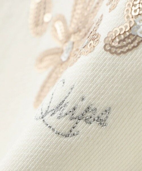 SHIPS / シップス スウェット | SHIPS KIDS:100〜130cm /スパンコールフラワー ハート スウェット | 詳細2