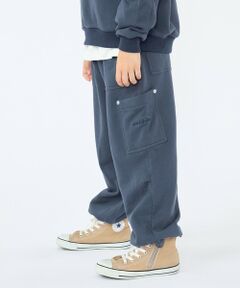 SHIPS / シップス チノ・ワークパンツ | 【SHIPS KIDS別注】ARCH＆LINE:100〜130cm / コットン スウェット カーゴ パンツ