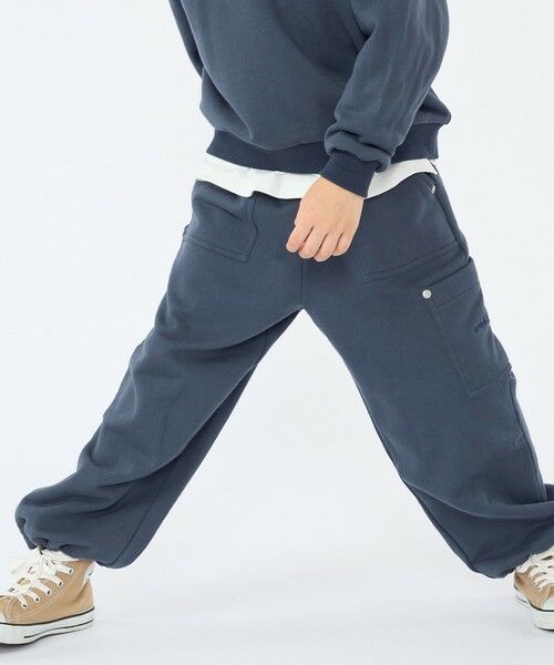 SHIPS / シップス チノ・ワークパンツ | 【SHIPS KIDS別注】ARCH＆LINE:100〜130cm / コットン スウェット カーゴ パンツ | 詳細7