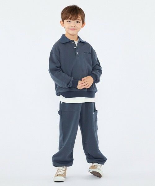 SHIPS / シップス チノ・ワークパンツ | 【SHIPS KIDS別注】ARCH＆LINE:100〜130cm / コットン スウェット カーゴ パンツ | 詳細9