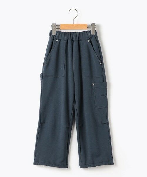 SHIPS / シップス その他パンツ | 【SHIPS KIDS別注】ARCH＆LINE:140〜160cm / コットン スウェット カーゴ パンツ（コバルトブルー）