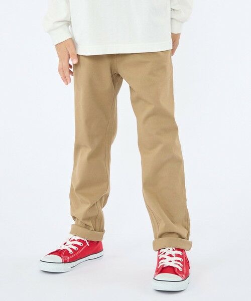 SHIPS / シップス チノ・ワークパンツ | SHIPS KIDS:100〜130cm / ストレート チノ パンツ(ベージュ)
