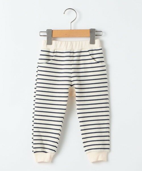 SHIPS / シップス ベビー・キッズウエア | SHIPS KIDS:80〜90cm / ボーダー リブ パンツ(オフホワイト)
