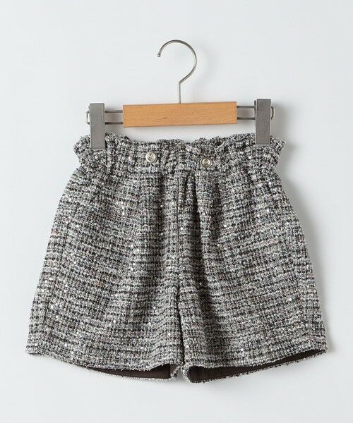 SHIPS / シップス ショート・ハーフ・半端丈パンツ | SHIPS KIDS:100〜130cm / 〈手洗い可能〉シャイニー ツイード ショートパンツ | 詳細9
