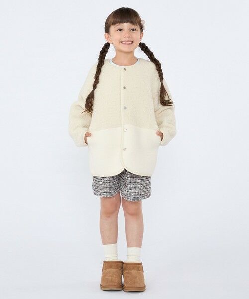 SHIPS / シップス ショート・ハーフ・半端丈パンツ | SHIPS KIDS:100〜130cm / 〈手洗い可能〉シャイニー ツイード ショートパンツ | 詳細8