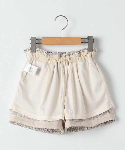 SHIPS / シップス ショート・ハーフ・半端丈パンツ | SHIPS KIDS:100〜130cm / 〈手洗い可能〉シャイニー ツイード ショートパンツ | 詳細21