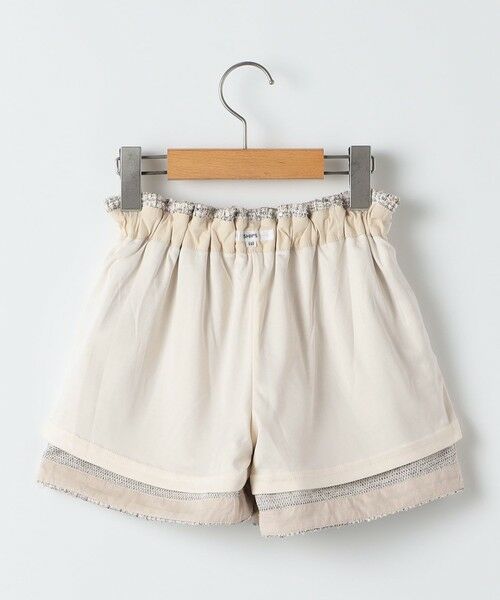 SHIPS / シップス ショート・ハーフ・半端丈パンツ | SHIPS KIDS:100〜130cm / 〈手洗い可能〉シャイニー ツイード ショートパンツ | 詳細22