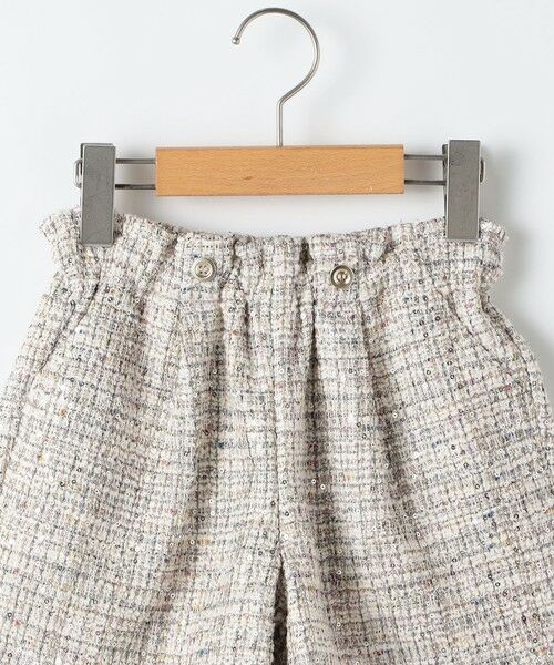 SHIPS / シップス ショート・ハーフ・半端丈パンツ | SHIPS KIDS:100〜130cm / 〈手洗い可能〉シャイニー ツイード ショートパンツ | 詳細23