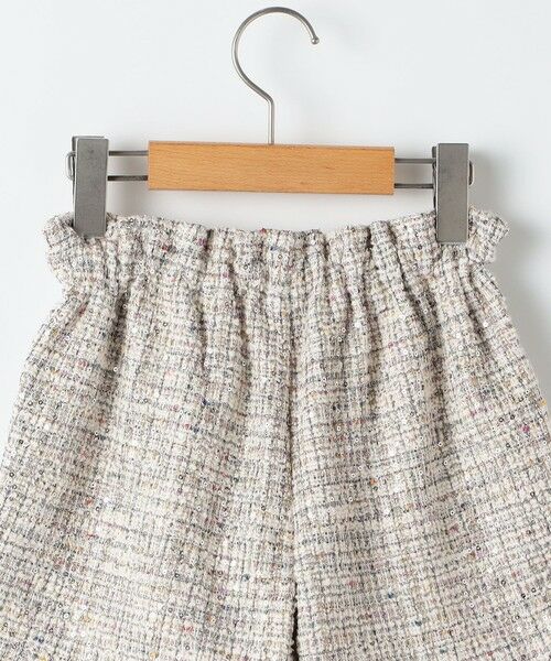 SHIPS / シップス ショート・ハーフ・半端丈パンツ | SHIPS KIDS:100〜130cm / 〈手洗い可能〉シャイニー ツイード ショートパンツ | 詳細24