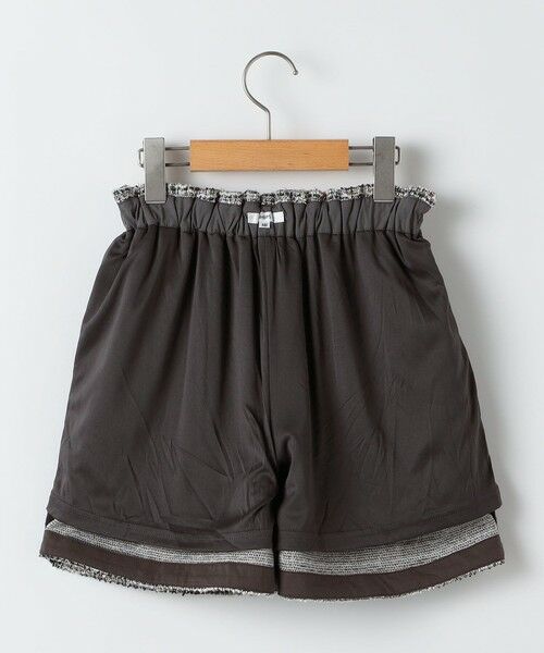 SHIPS / シップス ショート・ハーフ・半端丈パンツ | SHIPS KIDS:140〜150cm / 〈手洗い可能〉シャイニー ツイード ショートパンツ | 詳細3