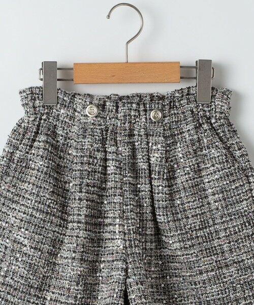 SHIPS / シップス ショート・ハーフ・半端丈パンツ | SHIPS KIDS:140〜150cm / 〈手洗い可能〉シャイニー ツイード ショートパンツ | 詳細4