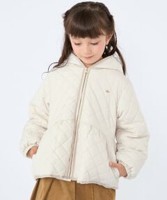SHIPS / シップス その他アウター | SHIPS KIDS:100〜130cm /〈洗濯機可能〉 キルト ペプラム  ジップ ジャケット