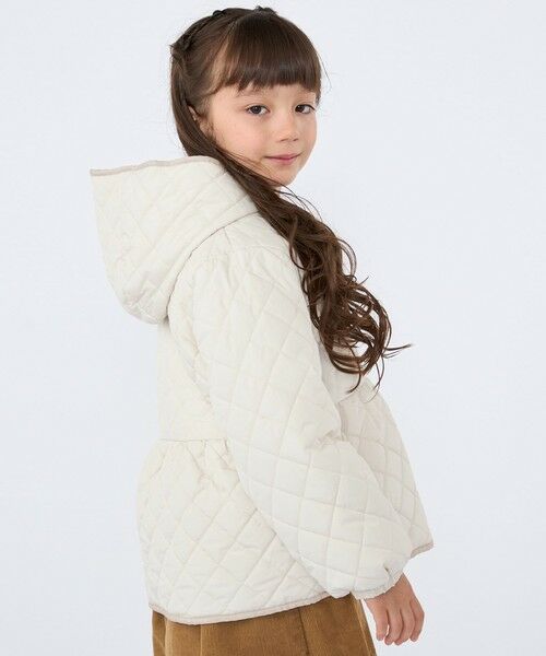 SHIPS / シップス その他アウター | SHIPS KIDS:100〜130cm /〈洗濯機可能〉 キルト ペプラム ジップ ジャケット | 詳細3