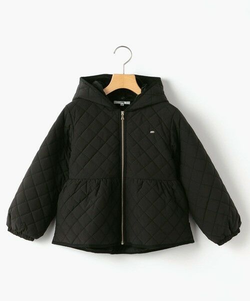 SHIPS / シップス その他アウター | SHIPS KIDS:140〜150cm /〈洗濯機可能〉 キルト ペプラム  ジップ ジャケット（ブラック）