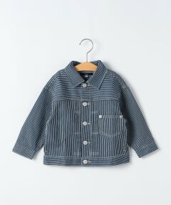 SHIPS / シップス Gジャン・デニムジャケット | SHIPS KIDS:90cm / ヒッコリー デニム ジャケット