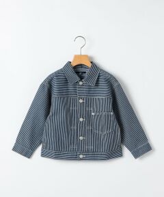 SHIPS / シップス Gジャン・デニムジャケット | SHIPS KIDS:100〜130cm / ヒッコリー デニム ジャケット