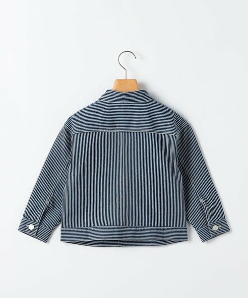 SHIPS / シップス Gジャン・デニムジャケット | SHIPS KIDS:100〜130cm / ヒッコリー デニム ジャケット | 詳細1