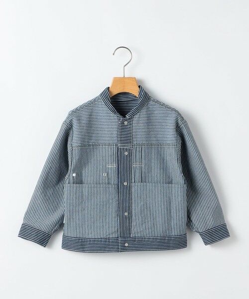 SHIPS / シップス Gジャン・デニムジャケット | SHIPS KIDS:100〜130cm / ヒッコリー デニム ジャケット | 詳細2