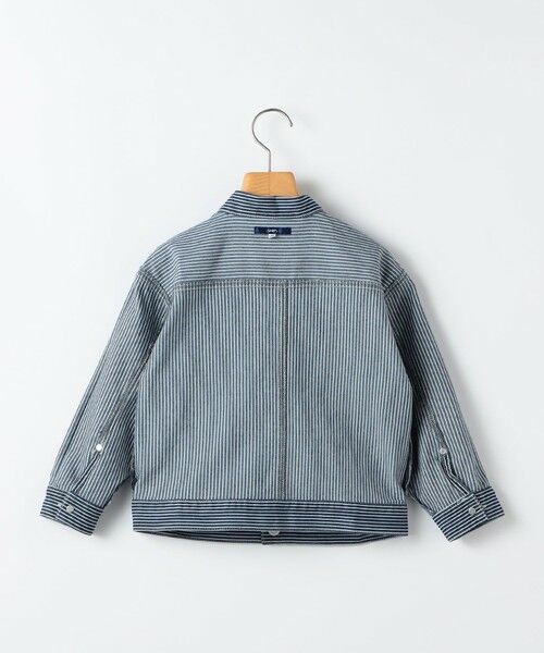 SHIPS / シップス Gジャン・デニムジャケット | SHIPS KIDS:100〜130cm / ヒッコリー デニム ジャケット | 詳細3