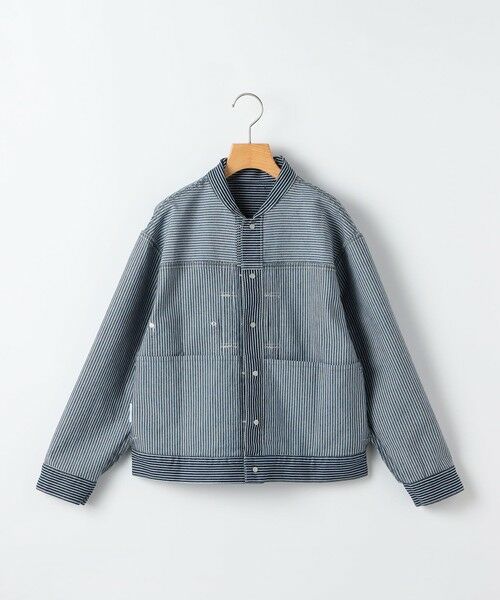 SHIPS / シップス Gジャン・デニムジャケット | SHIPS KIDS:140〜160cm / ヒッコリー デニム ジャケット | 詳細2