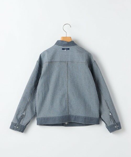 SHIPS / シップス Gジャン・デニムジャケット | SHIPS KIDS:140〜160cm / ヒッコリー デニム ジャケット | 詳細3