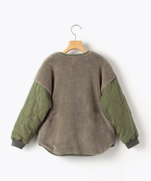SHIPS / シップス ブルゾン | SHIPS KIDS:100〜130cm /〈洗濯機可能〉ボア×キルティング リバーシブル ブルゾン | 詳細18