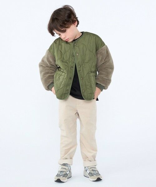 SHIPS / シップス ブルゾン | SHIPS KIDS:100〜130cm /〈洗濯機可能〉ボア×キルティング リバーシブル ブルゾン | 詳細10