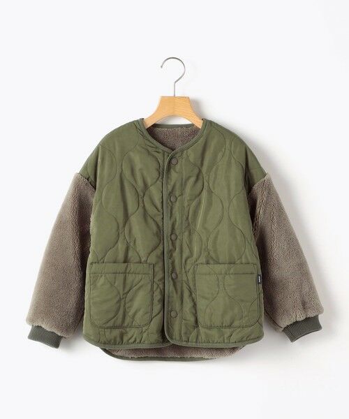 SHIPS / シップス ブルゾン | SHIPS KIDS:100〜130cm /〈洗濯機可能〉ボア×キルティング リバーシブル ブルゾン | 詳細11