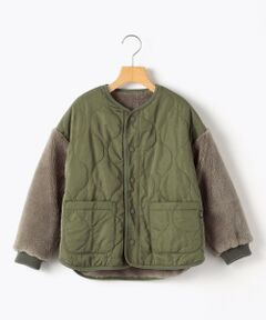 SHIPS / シップス ブルゾン | SHIPS KIDS:140〜160cm /〈洗濯機可能〉ボア×キルティング リバーシブル ブルゾン