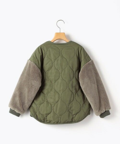 SHIPS / シップス ブルゾン | SHIPS KIDS:140〜160cm /〈洗濯機可能〉ボア×キルティング リバーシブル ブルゾン | 詳細3