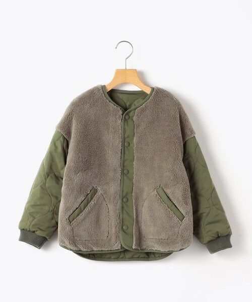 SHIPS / シップス ブルゾン | SHIPS KIDS:140〜160cm /〈洗濯機可能〉ボア×キルティング リバーシブル ブルゾン | 詳細8