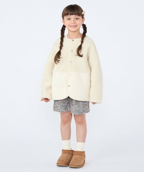 SHIPS / シップス ブルゾン | SHIPS KIDS:100〜130cm/〈手洗い可能〉リバーシブル ボア ブルゾン | 詳細4