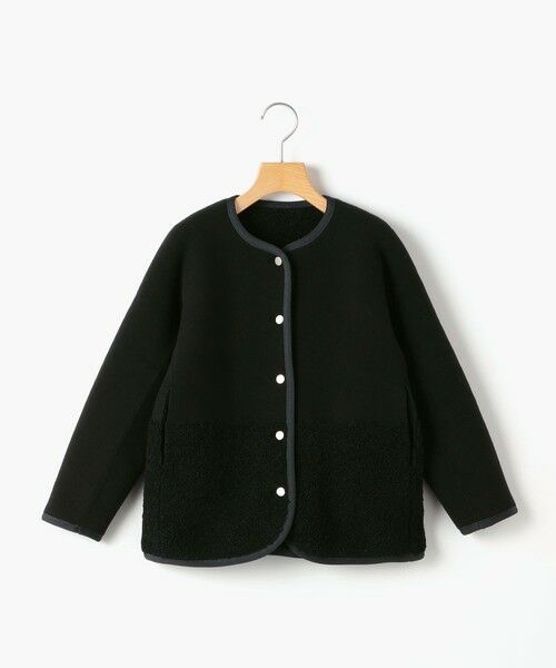 SHIPS / シップス ブルゾン | SHIPS KIDS:100〜130cm/〈手洗い可能〉リバーシブル ボア ブルゾン(ネイビー)