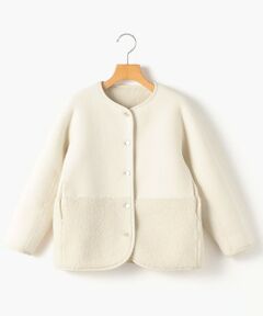 SHIPS / シップス ブルゾン | SHIPS KIDS:140〜150cm/〈手洗い可能〉リバーシブル ボア ブルゾン