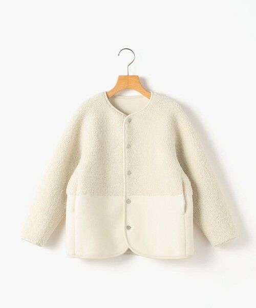 SHIPS / シップス ブルゾン | SHIPS KIDS:140〜150cm/〈手洗い可能〉リバーシブル ボア ブルゾン | 詳細1