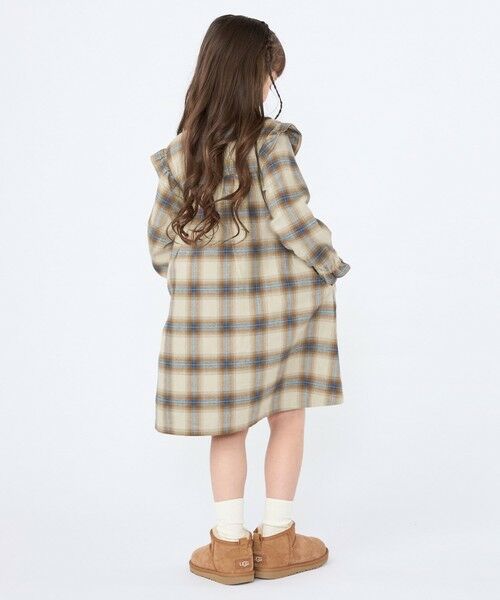 SHIPS / シップス ミニ丈・ひざ丈ワンピース | SHIPS KIDS:100〜130cm / ネル チェック ワンピース | 詳細8