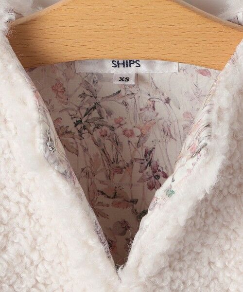 SHIPS / シップス ベスト | 〈手洗い可能〉SHIPS KIDS:80〜95cm / フェイクファー リバティ ベスト | 詳細5