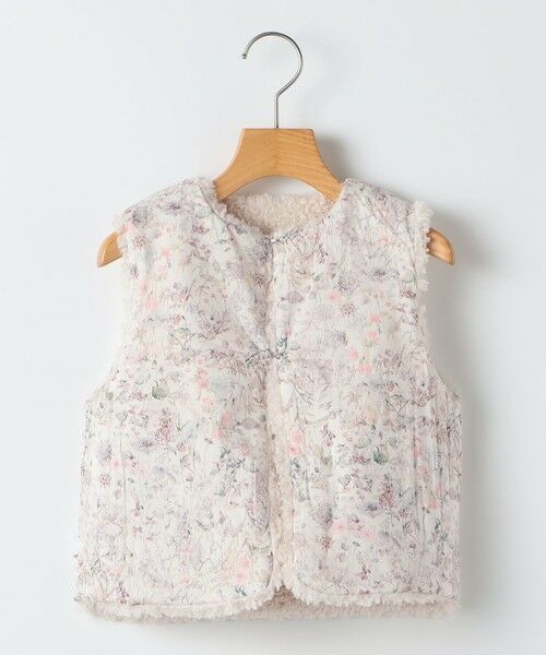 SHIPS / シップス ベスト | 〈手洗い可能〉SHIPS KIDS:100〜140cm / フェイクファー リバティ ベスト | 詳細10