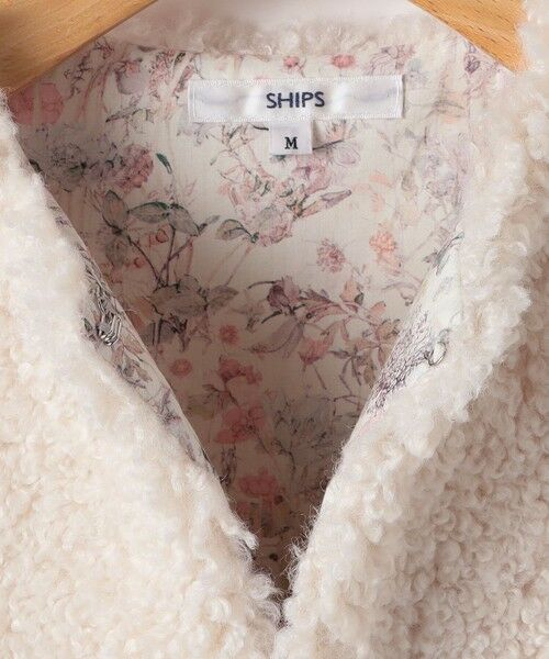 SHIPS / シップス ベスト | 〈手洗い可能〉SHIPS KIDS:100〜140cm / フェイクファー リバティ ベスト | 詳細13
