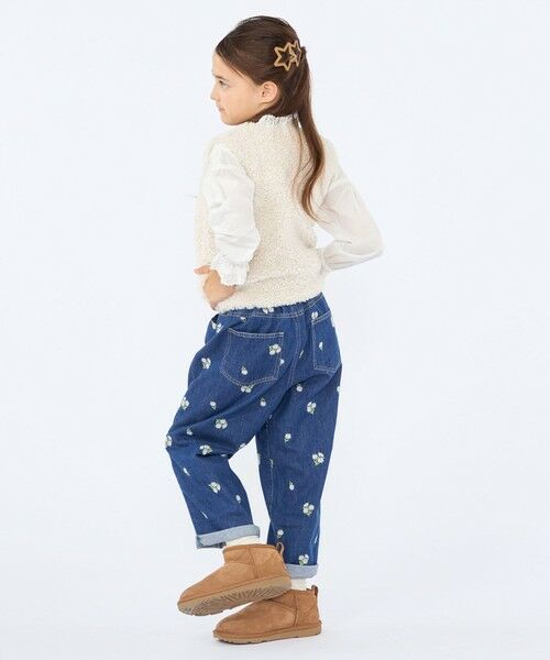 SHIPS / シップス ベスト | 〈手洗い可能〉SHIPS KIDS:100〜140cm / フェイクファー リバティ ベスト | 詳細6