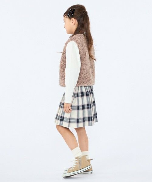 SHIPS / シップス ベスト | 〈手洗い可能〉SHIPS KIDS:100〜140cm / フェイクファー リバティ ベスト | 詳細24
