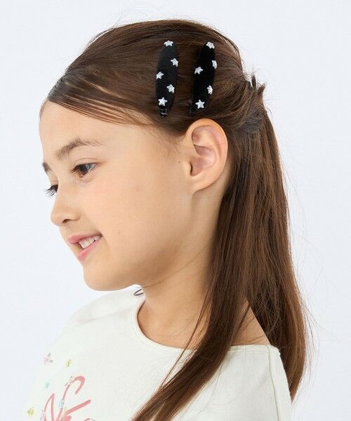 SHIPS / シップス ヘアピン | SHIPS KIDS:ベロア (ポリエステル) スター ヘアクリップ セット | 詳細1